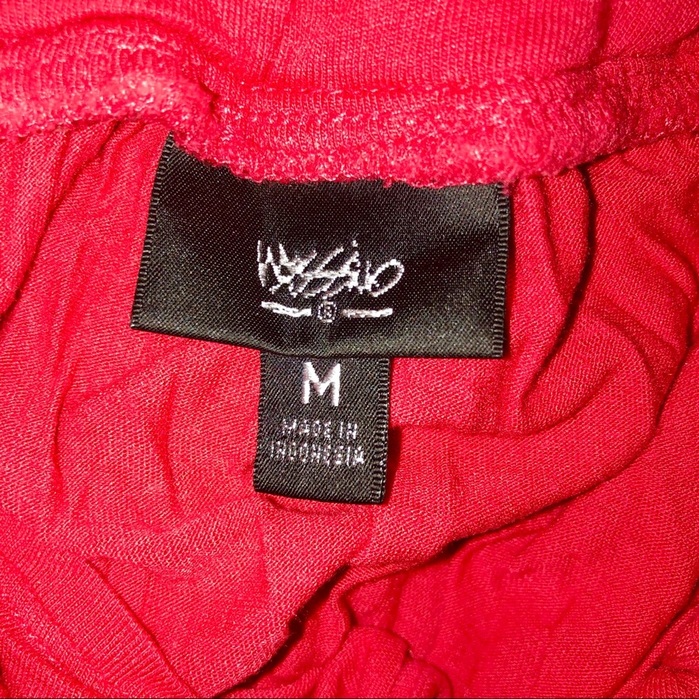 Mossimo Braided Racerback Blouse RED (M) - Picture 5 of 5